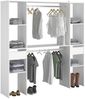 Parisot Kleiderschrank Combi in weiß 176 cm Bild 4