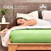 leevitex® Spannbettlaken Spannbettlaken Boxspringbett & Wasserbett Spannbettlaken 150 g/m², Gummizug: rundum, Mako-Baumwolle, ÖkoTex, 180x200 – 200x220 cm + 40 cm Steg Bild 3