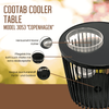 COOTAB Cooler Table COPENHAGEN 4-in-1 Loungetisch mit Acryl-Weinkühler Bild 3