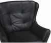 Vente-unique - Drehsessel - Leder - Schwarz - ANABA Bild 4