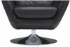 Vente-unique - Drehsessel - Leder - Schwarz - ANABA Bild 5