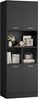 Homfa Hochschrank Badschrank Bücherschrank Badezimmerschrank 180x60x40cm Bild 2