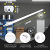 ZMH Feuchtraumleuchte LED 120CM Werkstattlampe - 36W 3960LM Deckenlampe IP65 Wasserfest Kellerlampe Neutralweiß 4000K Leuchtstoffröhre für Garage Werkstatt Feuchtraum Küche Warenhaus Büro Bad Bild 5