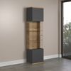 Vitrine Norris in grau und Eiche Evoke 51 x 205 cm Bild 5