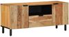 vidaXL TV-Schränk mit Regal Braun 105 x 33 x 46 cm Massivholz Mango 4017770 Bild 2