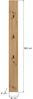 Garderobenpaneel B/H/T: 160x13x6 cm in Artisan Oak Nachbildung Bild 3