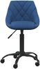 vidaXL Esszimmerstuhl Blau Samt [335364] Bild 3
