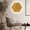 s.luce Hive indirekte LED Wandleuchte Blattgold Ø 55cm Bild 1