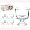 Annastore Eisschale 6-tlg. Eisbecher aus Glas mit Fuß Eisschalen aus Glas Dessertschale Bild 2