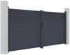 Vente-unique - VIAZO Eingangstor Metall Grau - B 4,6 cm x H 176 cm x L 392 cm Bild 5