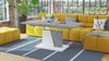 Mazzoni Couchtisch Grand Noir Beton / Weiß stufenlos höhenverstellbar ausziehbar 120-180, Funktionstisch, Wohnzimmertisch, Tisch, Esstisch, Sofatisch Bild 2