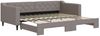 vidaXL Tagesbett Ausziehbar Taupe 90x200 cm Stoff 3197429 Bild 2