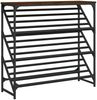 vidaXL Schuhregal Braun Eichen-Optik 90x30x85 cm Holzwerkstoff 833432 Bild 2