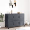 Sideboard, Kommode Anthrazit 100,5x39x72 cm Stahl j915p Bild 3