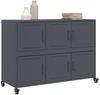 Sideboard, Kommode Anthrazit 100,5x39x72 cm Stahl j915p Bild 4