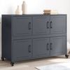 Sideboard, Kommode Anthrazit 100,5x39x72 cm Stahl j915p Bild 2