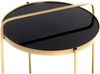 Beistelltisch Willy / Wakefield, Schwarz, Gold Bild 3