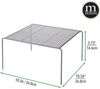 mDesign Geschirrablage Küchenregal Aufbewahrung Organizer 4er Set Metall Graphit Bild 2