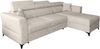 AX LIVING Ecksofa klein mit Schlaffunktion Ribella – 265 cm breit, Beige Rechts Bild 2