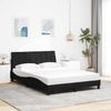 Doppelbett, Bettgestell Modernen ohne Matratze Schwarz 140x200 cm Stoff d2624e Bild 2