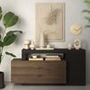 Calicosy 'JOURNEY' Sideboard 1 Tür und 3 Schubladen – L 160 cm - Schwarz Bild 2
