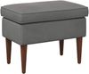 vidaXL Hocker Dunkelgrau 55 x 35 x 41 cm Samt 42029996 Bild 2