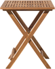 Bistro Set mit Kissen FIJI Holz Heller Holzfarbton Bild 5