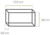 MWH Adrio Kissenbox 132 x 60 x 58 cm Bild 2