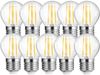 4W E27 Mini LED Filament Leuchtmittel Birne Leuchte 430 Lumen klar Glas Warmweiß Bild 1
