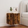 vidaXL TV-Wandschrank mit LED-Leuchten Räuchereiche 40,5x35x40 cm 837254 Bild 5