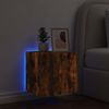 vidaXL TV-Wandschrank mit LED-Leuchten Räuchereiche 40,5x35x40 cm 837254 Bild 4