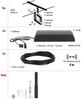 Paulmann No. 94485 LED Seilsystem Frame Basisset 5 Spots 3000K Schwarz Bild 3