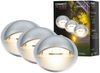 Briloner LED Außen-Bodenstrahler Teak Connect to Shine 3er Ergänzungsset 10 W warmweiß Bild 1
