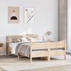 vidaXL Massivholzbett mit Kopfteil 140x200 cm Kiefer 3306303 Bild 3