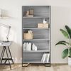 vidaXL Bücherregal Grau Sonoma 80x31x169 cm Holzwerkstoff 3295315 Bild 3