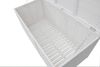 LECO Kissenbox VINTAGE, Tannenholz weiß lasiert, Stahlblechdeckel anthrazit, 132 x 66 x 61 cm Bild 3