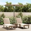 vidaXL Sonnenschirm mit Aluminium-Mast, 180x130 cm, Taupe Bild 2