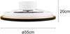 LED Deckenleuchte VARPULA mit Ventilator, Tageslicht und Fernbedienung Ø 55cm Bild 4