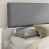 vidaXL Bettgestell mit gepolstertem Kopfteil Hellgrau 200 x 200 cm 3398068 Bild 3