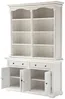 Bücherschrank Provence mit Türen und Schubladen, 145 cm Bild 3