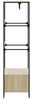 vidaXL Kleiderständer Sonoma-Eiche 90x50x180 cm Holzwerkstoff 848670 Bild 5