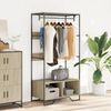 vidaXL Kleiderständer Sonoma-Eiche 90x50x180 cm Holzwerkstoff 848670 Bild 3