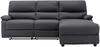 Vente-unique - LUNANO Sofa Stoff Grau - B 170 cm x H 98 cm x L 234 cm Bild 4