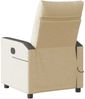 vidaXL Massagesessel Creme Stoff 4104836 Bild 5