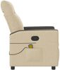 vidaXL Massagesessel Creme Stoff 4104836 Bild 4