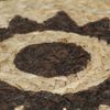 vidaXL Teppich Handgefertigt Jute mit Dunkelbraunem Aufdruck 90 cm 133704 Bild 5