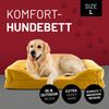 Lumaland Hundebett In-& Outdoor L 110x75x18cm senfgelb vakuumiert Bild 2