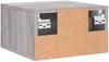 vidaXL Wand-Nachttisch Grau Sonoma 35x35x20 cm 829880 Bild 5