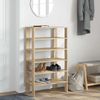 vidaXL Schuhregal Sonoma-Eiche 61x32x105 cm Holzwerkstoff 859862 Bild 3
