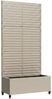 casa. pro Blumenkasten, »Nodepp« mit Sichtschutz 4 Rollen 190 x 82 x 38 cm Stahl Knoblauchbeige Bild 2